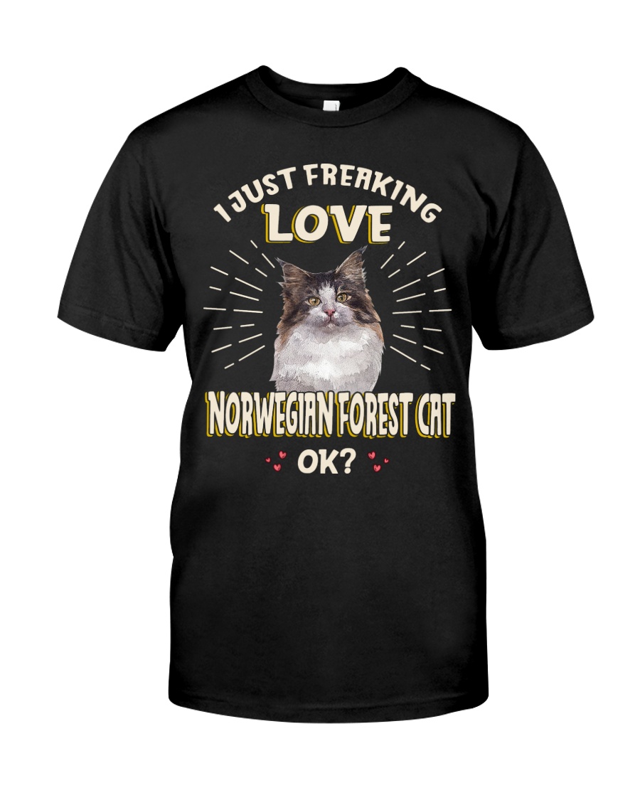 Norwegian Forest Cat Fanatics Unite Comfy T, Classic Hoodie And Sweatshirt
