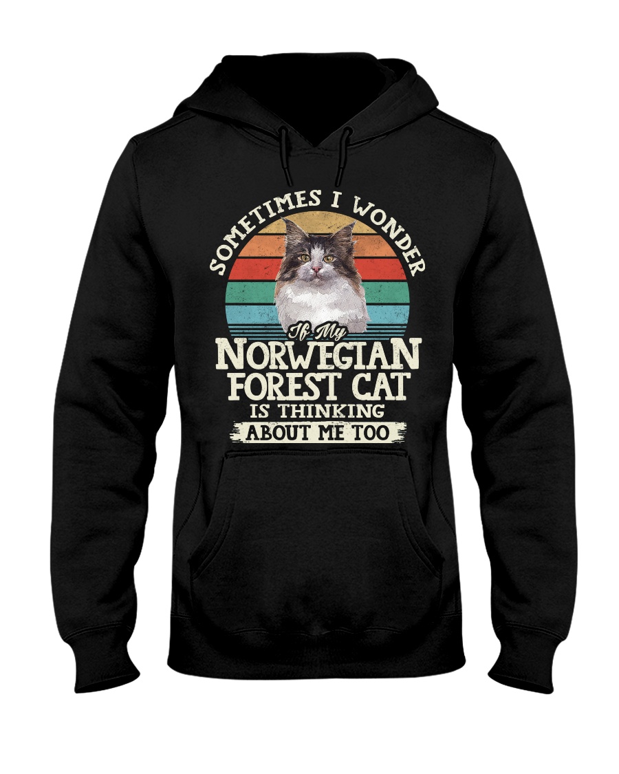 Norwegian Forest Cat Love Cute T-Shirt, Stylish Hoodie And Warm Crewneck - Image 2
