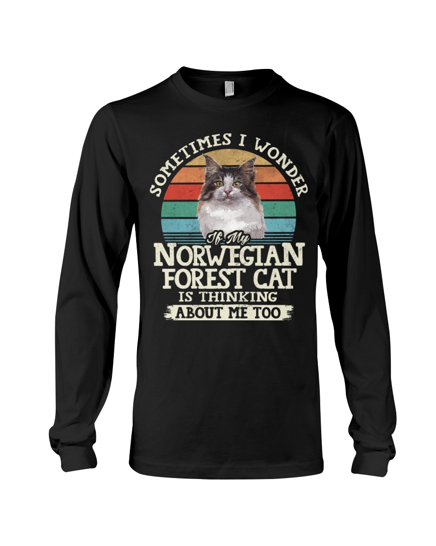 Norwegian Forest Cat Love Cute T-Shirt, Stylish Hoodie And Warm Crewneck - Image 3