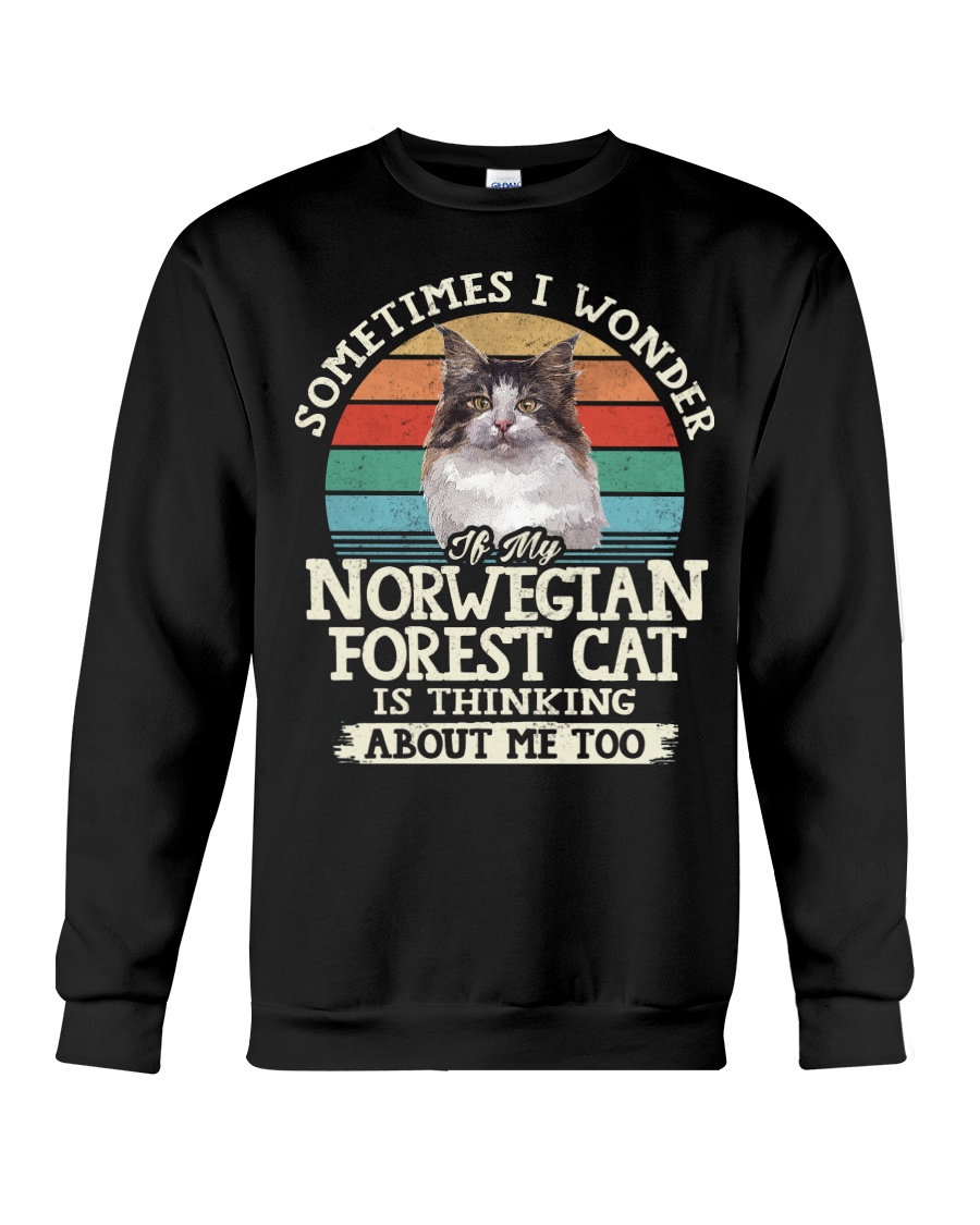 Norwegian Forest Cat Love Cute T-Shirt, Stylish Hoodie And Warm Crewneck - Image 4