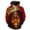 Notorious B.I.G. King Biggie Smalls Quote All Over Print 3D Hoodie