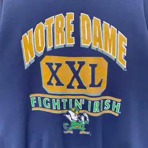 Notre Dame University Vintage Style Jumper T-Shirt, Sweatshirt, And Pullover Hoodie Reprinted - Image 2