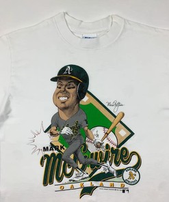 Oakland Athletics Mark Mcgwire Caricature Apparel For Fans