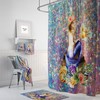 Ocean-Inspired Mermaid Shower Curtain with Bath Set, Add Sparkle to Your Bathroom