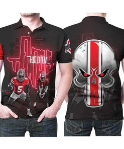 Ohio State Buckeyes Hold Em Legends Conference Football Team 3D All Over Print Polo Shirt