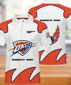 Oklahoma City Thunder 3D Polo Shirt with All Over Print for Casual Summer Wear by Top Branding Trends