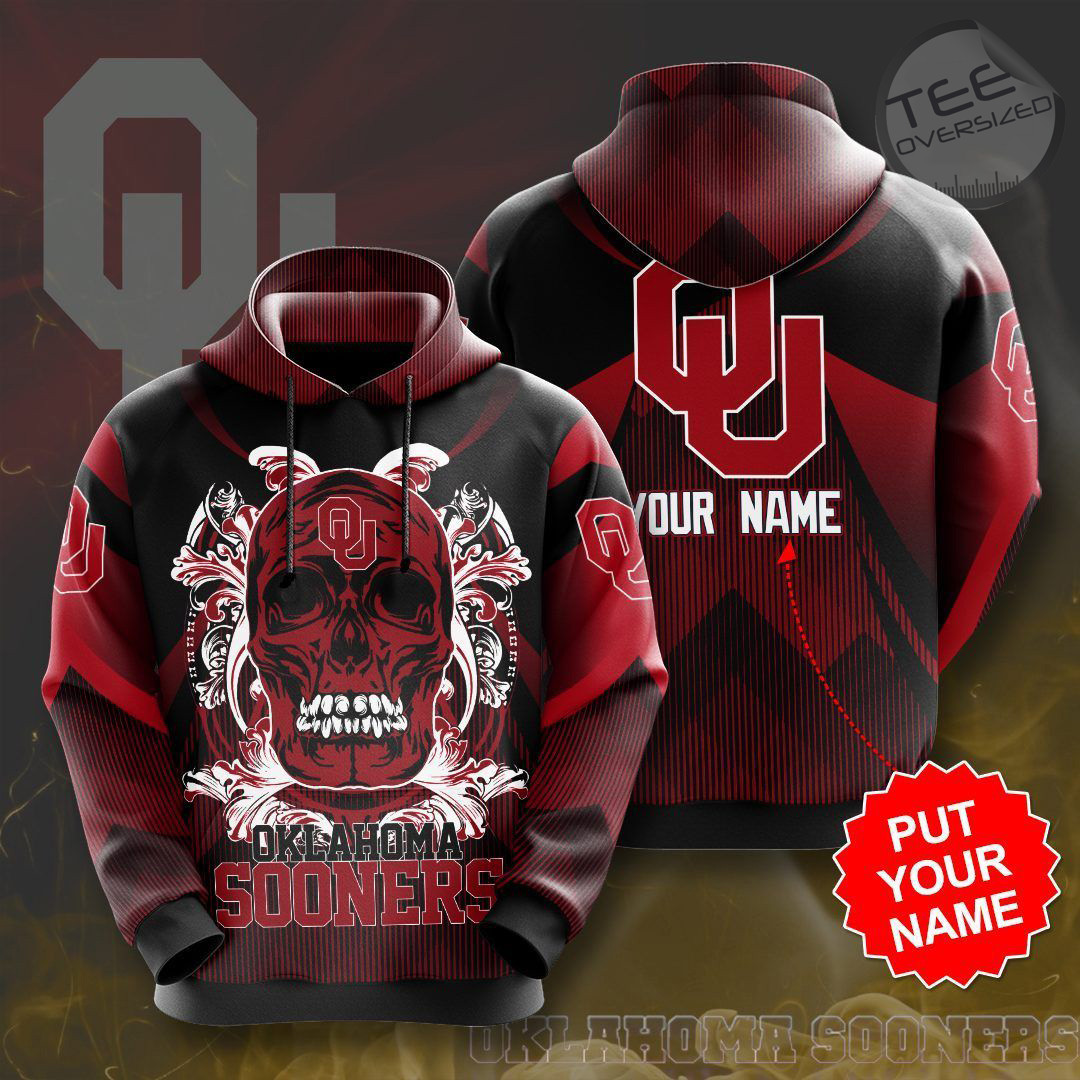 Oklahoma Sooners 3D Hoodie, Perfect for NFL Fans
