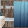 Ombre Dip Dye Shower Curtain, Blue Bathroom Shower Decor, Soft Gradient Bathroom Accessory