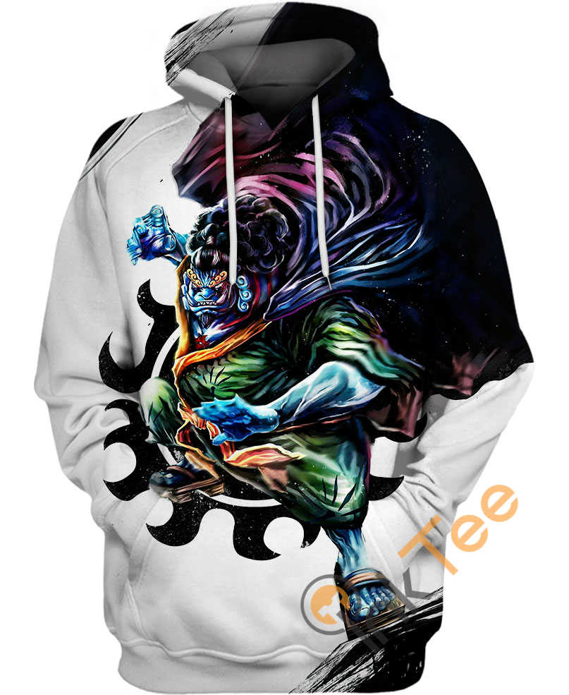 One Piece King Of The Sea All Over Print Zip Up Hoodie Men