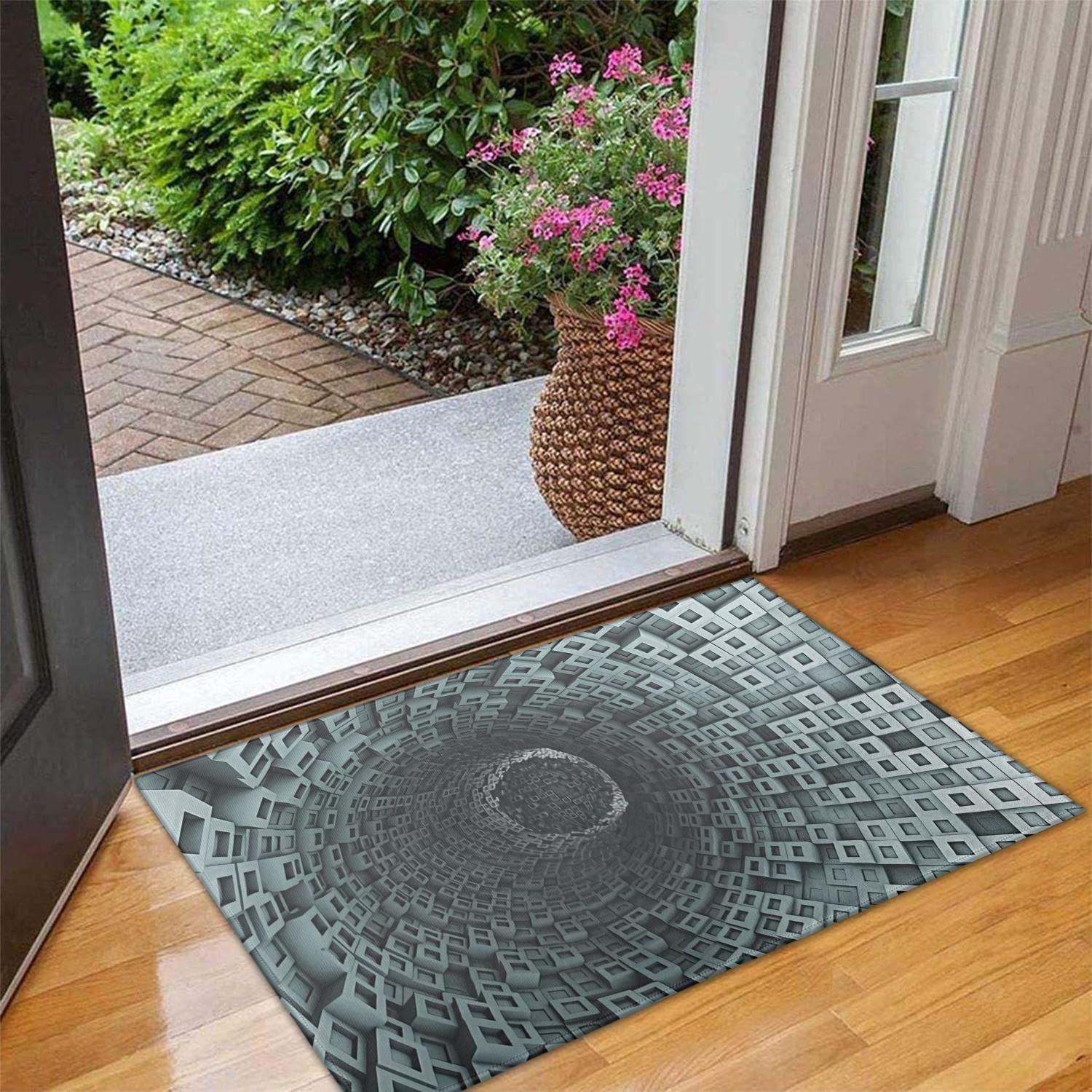 Optical Illusion Welcome Mat - Unique and Eye-Catching Rug for Home Decor