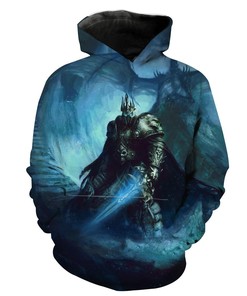 Orc Warrior in World of Warcraft All Over Print 3D Hoodie