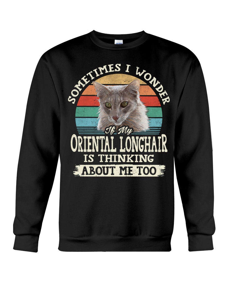 Oriental Longhair Love Premium T-Shirt, Comfy Hoodie And Elegant Crewneck - Image 4