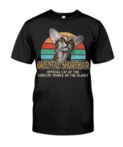 Oriental Shorthair Trendy T-Shirt, Hoodie & Sweatshirt - Official Cat Of Cool People Plus I Love Cats Shirt