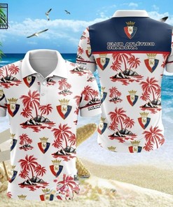 Osasuna Breathable Fabric Polo Shirt for Football Fans