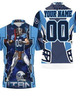 Our Stephen Gostkowski 03 Tennessee Titans 2021 Super Bowl Afc South Division Champions 3D All-Over Print Polo Shirt