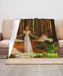 Oz the Great and Powerful Custom Name Baby Girl Boy Blanket Throw Personalized Gift - Disney Blanket Christmas