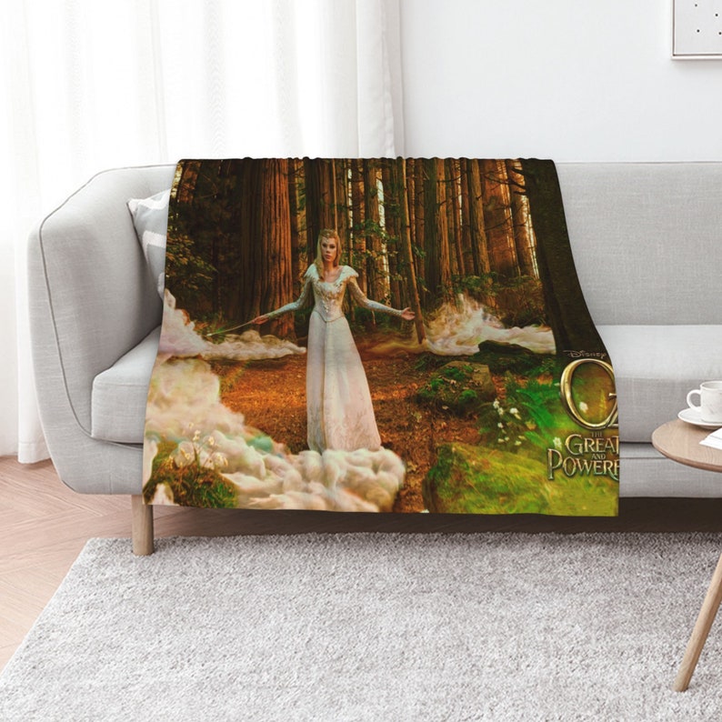 Oz the Great and Powerful Custom Name Baby Girl Boy Blanket Throw Personalized Gift - Disney Blanket Christmas - Image 3