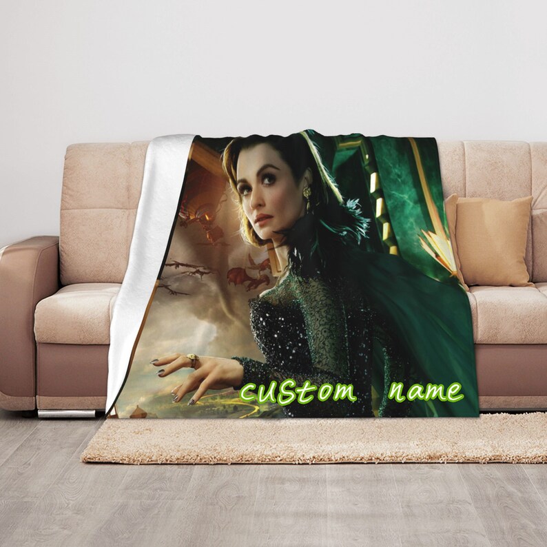 Oz the Great and Powerful Custom Name Baby Girl Boy Personalized Blanket Throw Gift - Disney Blankets for Adults - Image 2
