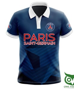 Paris Saint-Germain FC Special Blue Polo Shirt for Fans