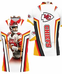 Patrick Mahomes 15 Kansas City Chiefs Texas Tech Red Raiders 3D All Over Print Polo Shirt for Fans