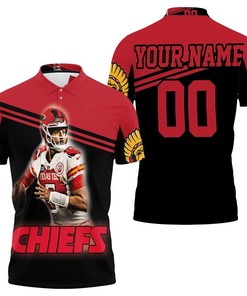 Patrik Mahomes 15 Kansas City Chiefs Super Bowl 2021 Afc West Division Champions Polo Shirt with 3D All Over Print