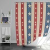 Patriotic USA Flag Shower Curtain, Independence Day Celebration's Decor, Home and Bath Accessories