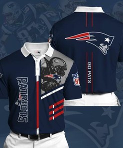 Patriots Sports American Football Nfl New England Patriots Polo Shirt in 3D All Over Print to Show Your Lover the Team