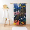 Paul Gauguin Classic Art Bath Shower Curtain | Waterproof Eco-Friendly Curtain + Hooks | Bathroom Decor + Quotes