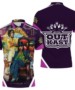 Pay Tribute To Outkast's Aquemini Album With This Unique 3D All Over Print Polo Shirt