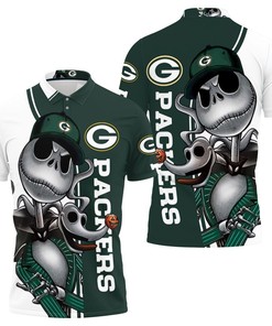 Pay tribute to the spookiest season with our Green Bay Packers Jack Skellington and Zero Polo Shirt