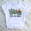 Peace Love Miracle Bethlehem Tee - Nativity Christian Shirt