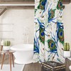 Peacock Shower Curtain, Kids Bathroom Decor with Restroom Shower Curtain Options