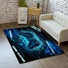 Perfect 3D Gamepad Non-Slip Rug for Bedroom Floor Mats and Doormats - Red Gamer Carpet