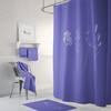 Peri Floral Shower Curtain Set with Bath Mat and Towels