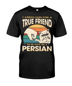 Persian Cat T-Shirt - Celebrate Your Elegant Feline Friend