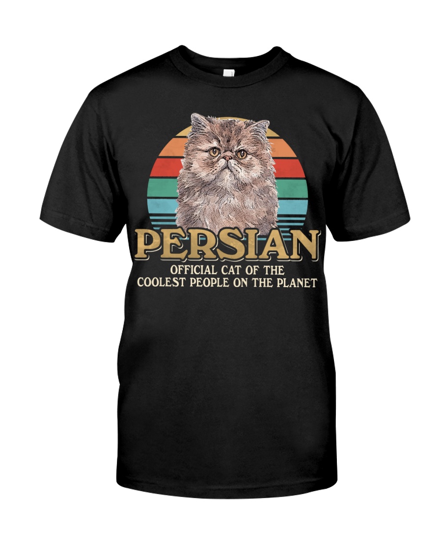 Persian Unique T-Shirt, Hoodie & Crewneck Sweatshirt - Official Cat Of Cool People Plus Cat Shirt Cute