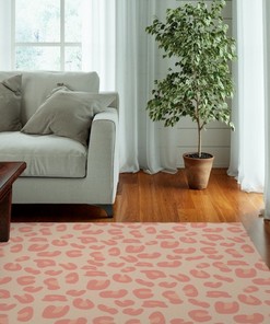 Personaliseerbaar Roze Pastel Tapijten voor Slaapkamer en Woonkamer with Style 70s Decor
