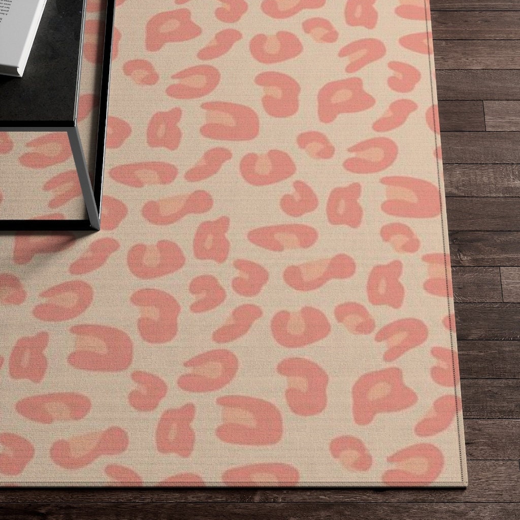 Personaliseerbaar Roze Pastel Tapijten voor Slaapkamer en Woonkamer with Style 70s Decor - Image 2
