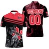 Personalize Your Look with the Nebraska Huskers Maiden Skull Fans 3D All-Over Print Polo Shirt with Breathable Fabric