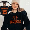 Personalize Your Own Baltimore Baseball Name & Number Sports Sweatshirt