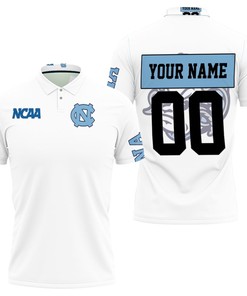 Personalized 3D All Over Print Polo Shirt - North Carolina Tar Heels NCAA Bomber Jacket