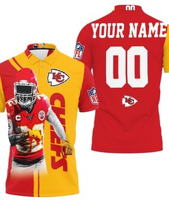 Personalized 3D All Over Print Polo Shirt, Tyrann Mathieu 30 Kansas City Chiefs Afc West Division Champions