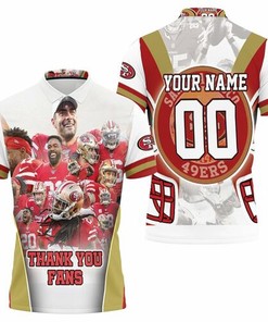 Personalized 3D All Over Print Polo Shirt for San Francisco 49ers' NFC West Division Champs!