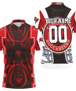 Personalized 3D All Over Print Polo Shirt for Tampa Bay Buccaneers' 2021 NFL Champions Legends.