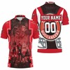 Personalized 3D All Over Print Polo Shirt for Tampa Bay Buccaneers' 2021 NFL Champions Tom Brady and Teammate.