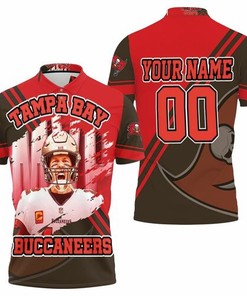Personalized 3D All Over Print Polo Shirt for Tampa Bay Buccaneers Super Bowl Champions with Tom Brady 12