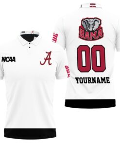 Personalized 3D Athleisure Alabama Crimson Tide All Over Print Polo Shirt for Fans