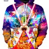 Personalized 3D Crazy Cat Hoodie with Breathable Fabric