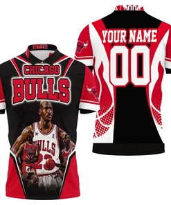 Personalized All Over Print Breathable Fabric Polo Shirt for Michael Jordan Legend Fans