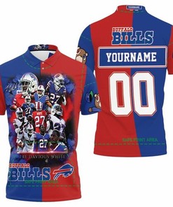 Personalized All Over Print Polo Shirt featuring the AFC East Division Champions and a 3D T-Shirt